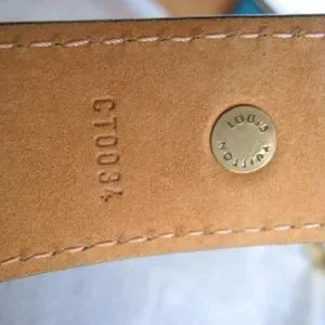 Extremely Rare Blue Stud Limited Edition Exotic Ostrich Skin Leather Belt Jeans Louis Vuitton | Accessories | Extremely Rare Blue Stud  main image 4